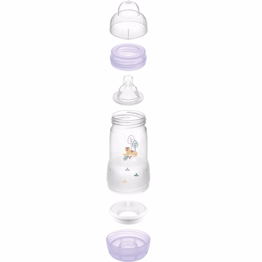 Biberón anticólico Mam Easy Start™ de 160 ml para bebés de 0+ meses, paquete individual.